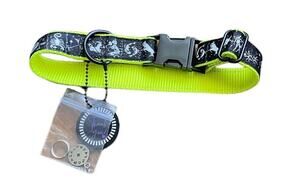 Orion Dog Collar Zodiac Astrology Neon Yellow Size Small New With Tags